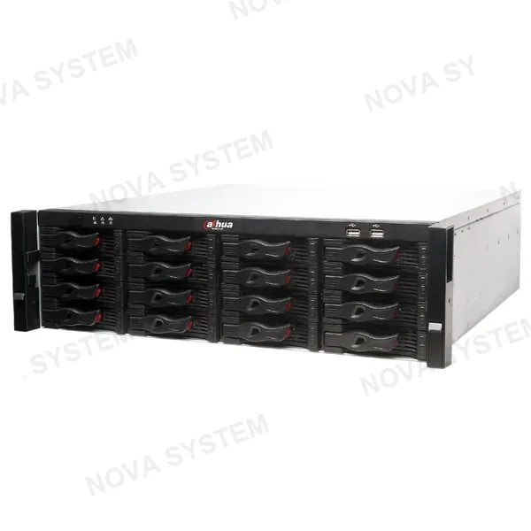 DAHUA DAHUA DHI-NVR616R-128-4KS2, Grabador NVR 4K 128CH(12MP), 384Mbps, 16HDD hasta 128TB. Raid, eSata