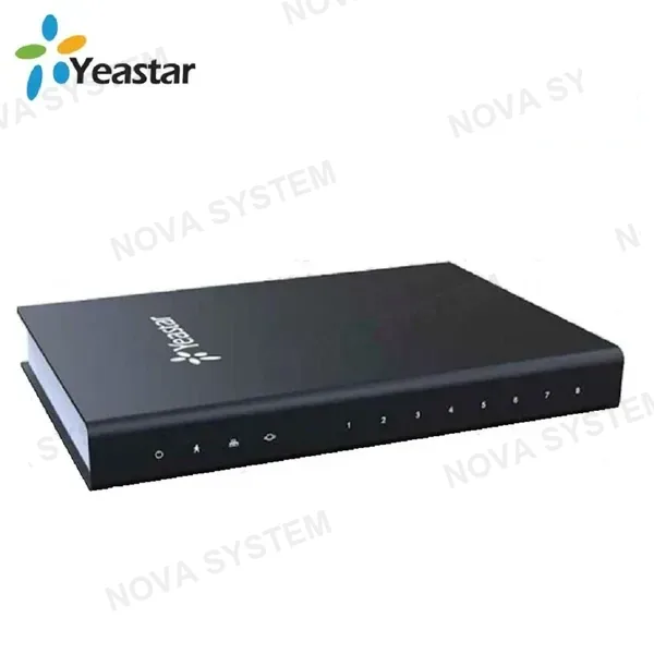 Gateway analogico YEASTAR TA810 con 8 puertos FXO