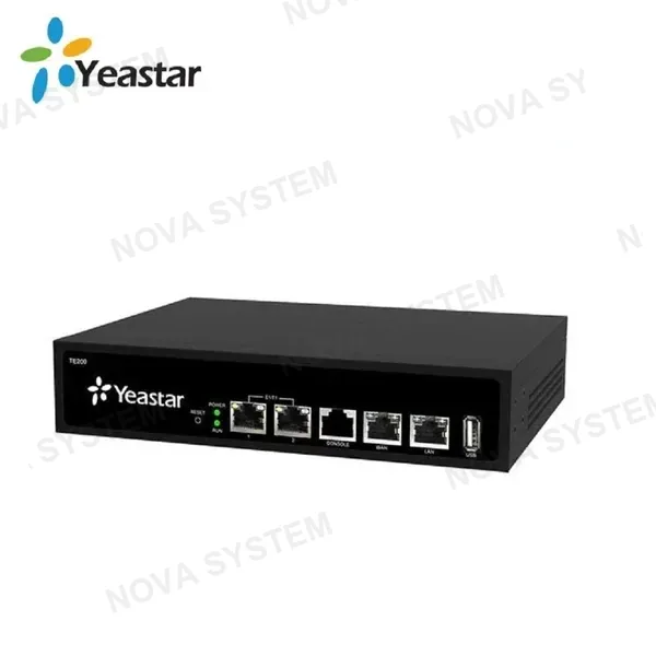 Gateway puerta de enlace VOIP YEASTAR TE100 de un solo puerto . Hasta 60 llamadas