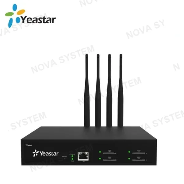YEASTAR TG400 Gateway VOIP GSM con soporte para 4 tarjetas SIM