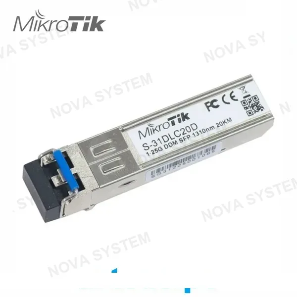 MIKROTIK S-31DLC20D Módulo 1.25G Monomodo 20Km 1310NM