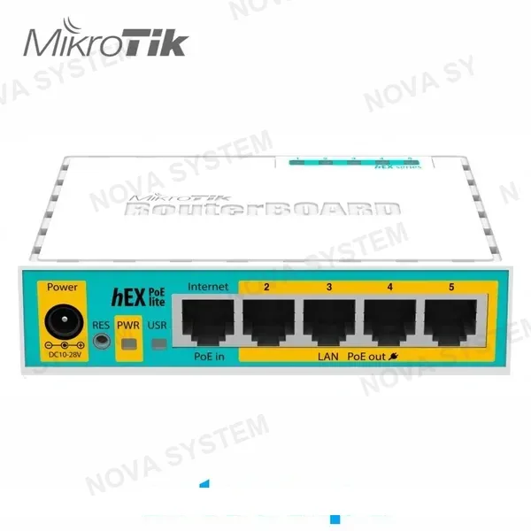 MIKROTIK MIKROTIK RB750UPr2 HEX POE LITE Router 5 Puertos Ethernet con Salida POE para 4 Puertos