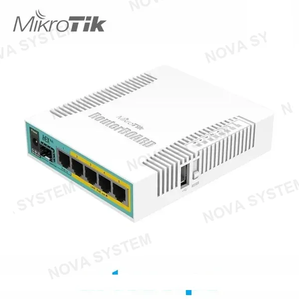 MIKROTIK MIKROTIK RB960PGS HEX POE Router 5 Puertos Gigabit Ethernet 1 SFP 1 USB