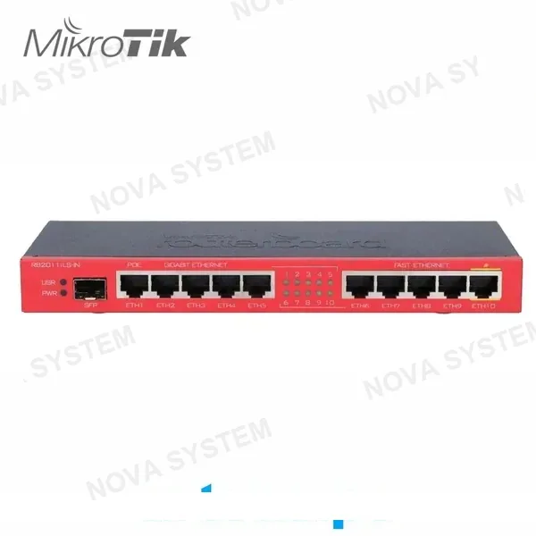 MIKROTIK MIKROTIK RB2011iLS-IN Router 10 Puertos Ethernet