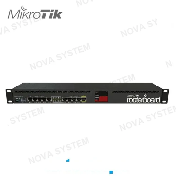 MIKROTIK MIKROTIK RB2011UIAS-RM Router 10 Puertos Ethernet con Montaje en Rack 1U