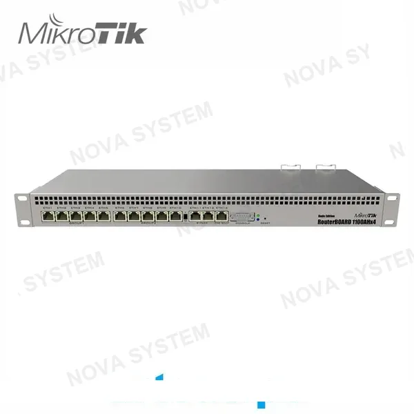 MIKROTIK MIKROTIK RB1100AHX4 Router 13 Puertos Gigabit Ethernet con Montaje Rack 1U