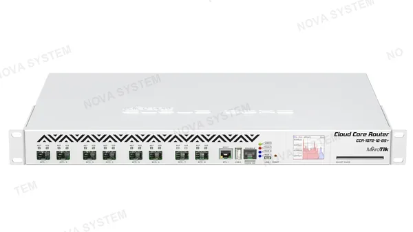 MIKROTIK CCR1072-1G-8S+ Router 8 Puertos SFP+ 1 Puerto Gigabit Cloud Core 72 Nucleos 1GHz 16GB