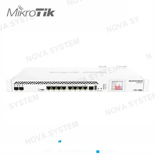 MIKROTIK MIKROTIK CCR1036-8G-2S+ Router 8 Puertos Gigabit Ethernet, Montaje en Rack 1U, RAM 4GB