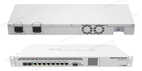 MIKROTIK MIKROTIK CCR1009-7G-1C-1S+ Router 7 Puertos Gigabit Cloud Core 1.2GHz 2GB RAM LCD