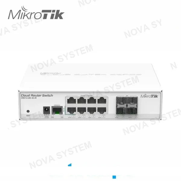 MIKROTIK MIKROTIK CRS112-8G-4S-IN Switch 8 Puertos Gigabit Ethernet 4 Ranuras SFP