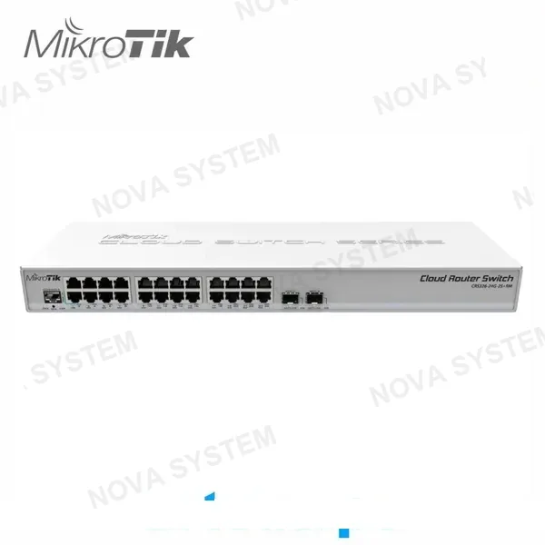 MIKROTIK MIKROTIK CRS326-24G-2S+RM Switch 24 Puertos Gigabit con 2SFP+ 10Gb Administrable