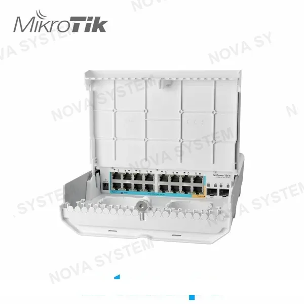 MIKROTIK MIKROTIK CRS318-1Fi-15Fr-2S-OUT NETPOWER 15FR Switch 18 Puertos con 15 Puertos PoE Inversos Y SFP
