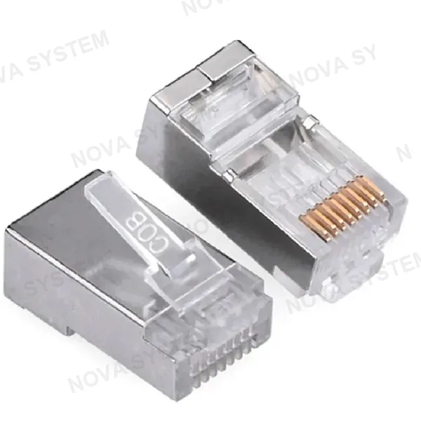 SANNY TELECOM ST-SR-C5-100 Conector RJ45 Cat 5 blindado Pack x 100 unidades