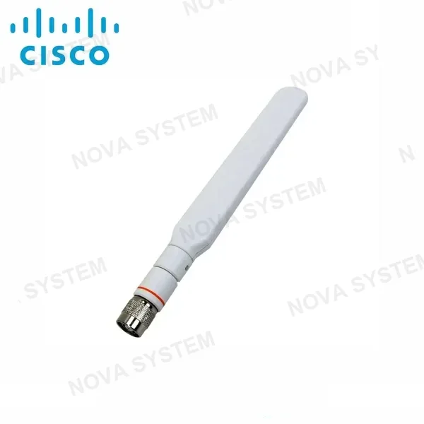 CISCO AIR-ANT2524DW-R= - ANTENA DIPOLO CISCO MODELO 2524DW, TRABAJA EN 2.4GHZ 2DBI Y 5GHZ 4DBI, COLOR BLANCO Y CONECTOR RP-TNC.
