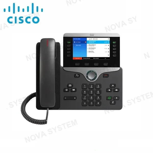 CISCO CP-8841-K9= (FT) Teléfono IP con pantalla gráfica a colores VGA