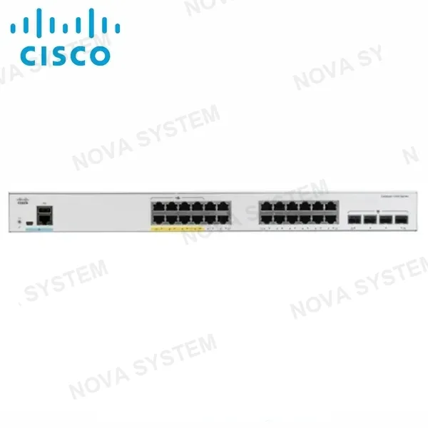 CISCO C1000-24P-4X-L-FT - SWITCH GIGABIT ETHERNET CATALYST 1000 24 PUERTOS POE+ 195W, 4 PUERTOS 10G SFP+