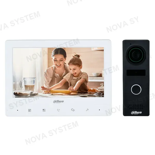 DAHUA DAHUA KTA03M Kit Video Portero Analógico Pantalla LCD táctil 7" con Cámara 1.3MP