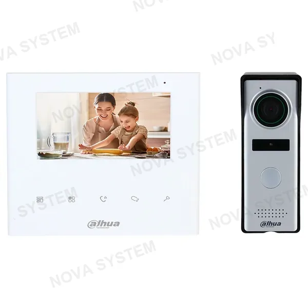 DAHUA DAHUA KTA04 Kit Video Portero Analógico 4.3" Cámara HD 1MP