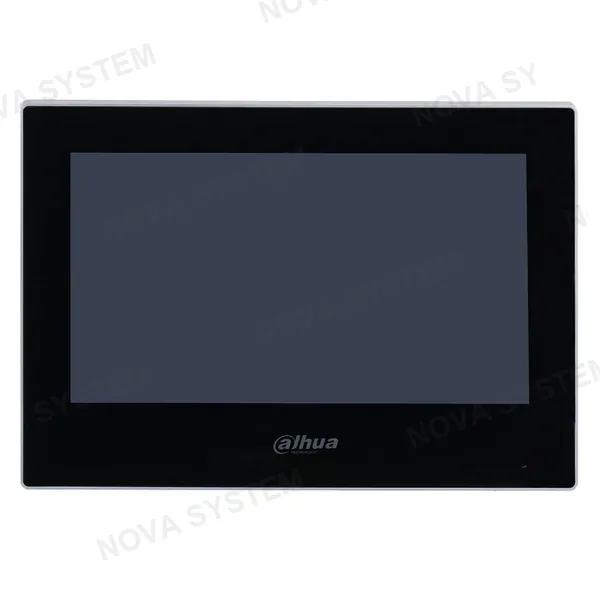 DAHUA VTH2621G-WP Monitor IP PoE para Video Portero Pantalla Táctil 7" Negro