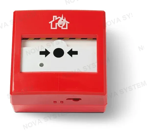 INIM EC0020 Estación manual direccionable con llave para previdia max, compac y ultravox