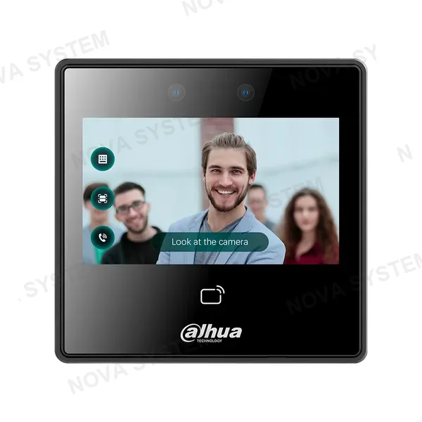 DAHUA DAHUA ASI3213A-W Control de Acceso Wifi Biométrico para rostro, tarjeta clave 4.3"
