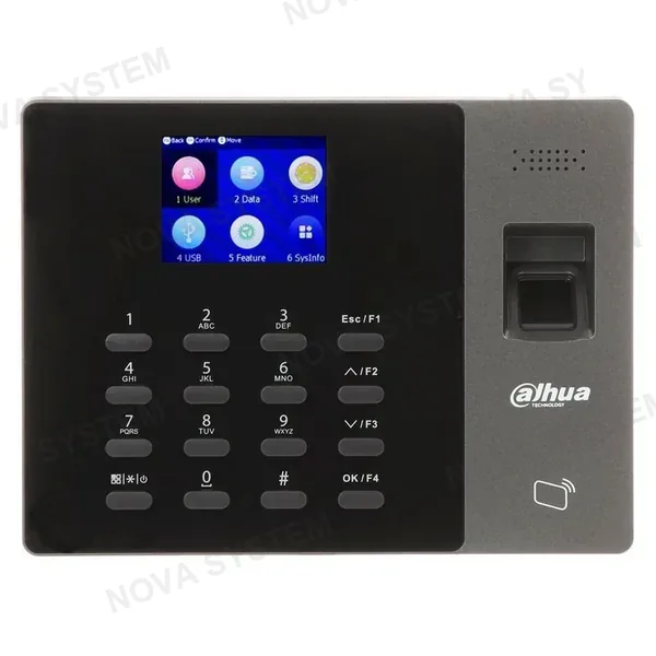 DAHUA DAHUA ASA1222GL-D Control de Asistencia Biométrico por Huella, Tarjeta y Contraseña