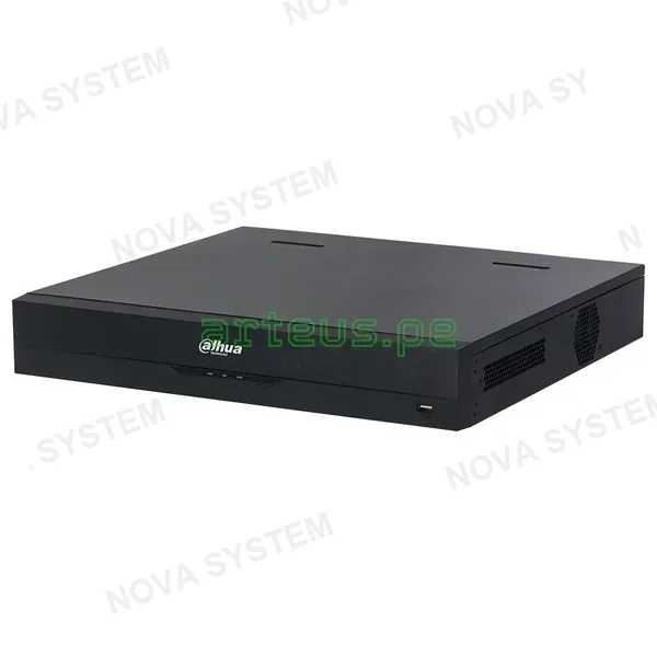 DAHUA DAHUA NVR5432-EI Grabador NVR 4K con 32CH(24MP), 384Mbps, 4HDD hasta 16TB, WIZSENSE, ACUPICK, AI, ANPR