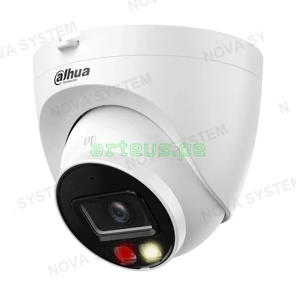 DAHUA IPC-HDW2849T-S-IL Cámara de Seguridad IP POE 4K 8MP 2.8mm IP67 WDR Micrófono IR/Led 30m WIZSENSE