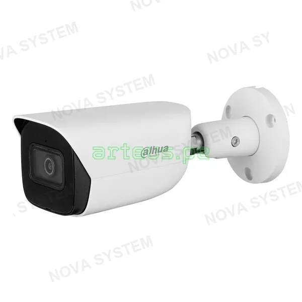 DAHUA DAHUA IPC-HFW3441E-S-S2 Cámara de Seguridad IP POE, 2K, 4MP, 2.8mm, WDR, IP67. Micrófono. IR 50m. WIZSENSE