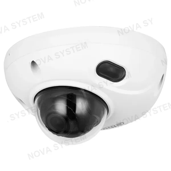 DAHUA DAHUA DH-IPC-HDBW3441F-AS-S2 Cámara de Seguridad IP POE 2K 4MP 2.1mm Micrófono IR 30m WIZSENSE