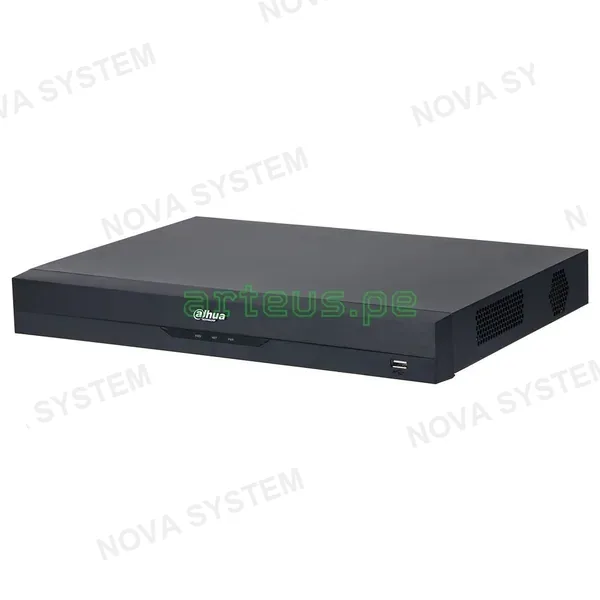 DAHUA DAHUA NVR5216-EI NVR 16 Canales Grabador 4K 24MP 384Mbps 2HDD hasta 16TB. WIZSENSE, AI, ACUPICK, ANPR