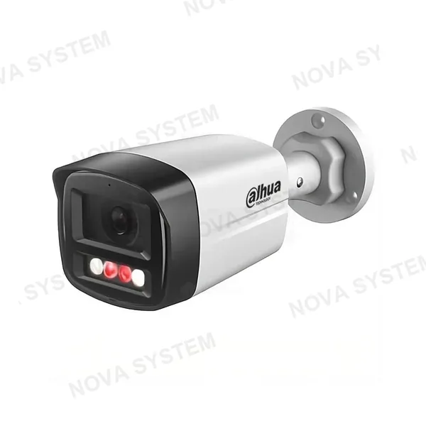 DAHUA DAHUA DH-IPC-HFW1239TL1-A-IL Cámara de Seguridad IP POE 2MP Full HD 2.8mm IP67 Micrófono IR/Led 30m