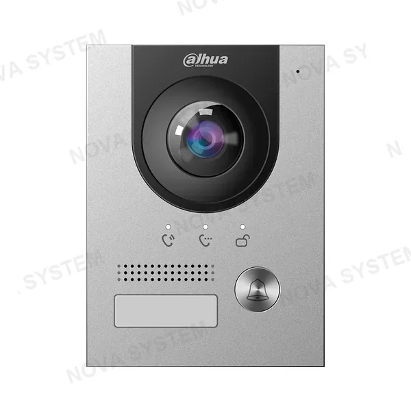 DAHUA DAHUA VTO2202F-P, Portero Frente de Calle IP 2MP POE IP65 IK07 Metálico