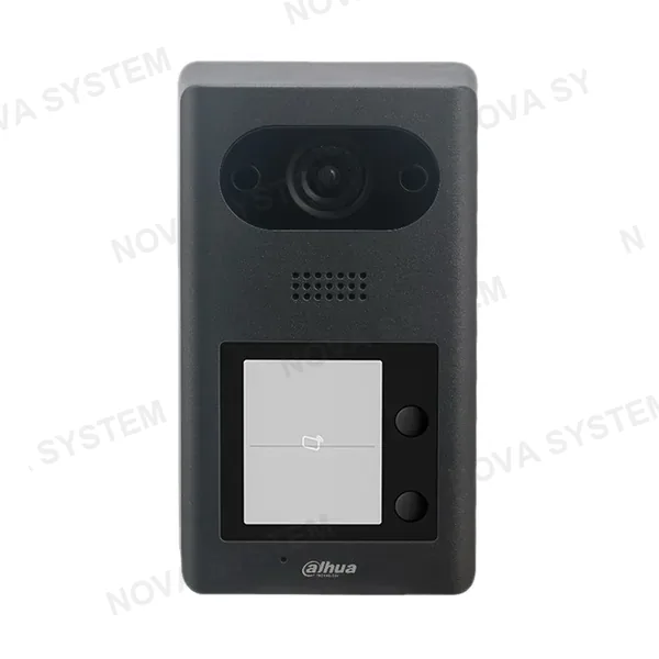 DAHUA DAHUA VTO3211D-P2-S2, Frente de Calle IP POE 2MP 1080P para 2 IP65 con Lector de Tarjeta
