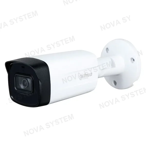 DAHUA DAHUA HAC-HFW1200TH-I8-A Cámara tipo bala de 2MP con infrarrojos, HDCVI y foco fijo