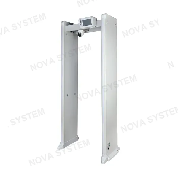 DAHUA DAHUA ISC-D718-T Detector de Metales de Arco con Control de Temperatura, Monitor 7", 18 Zonas, 22 Detectores