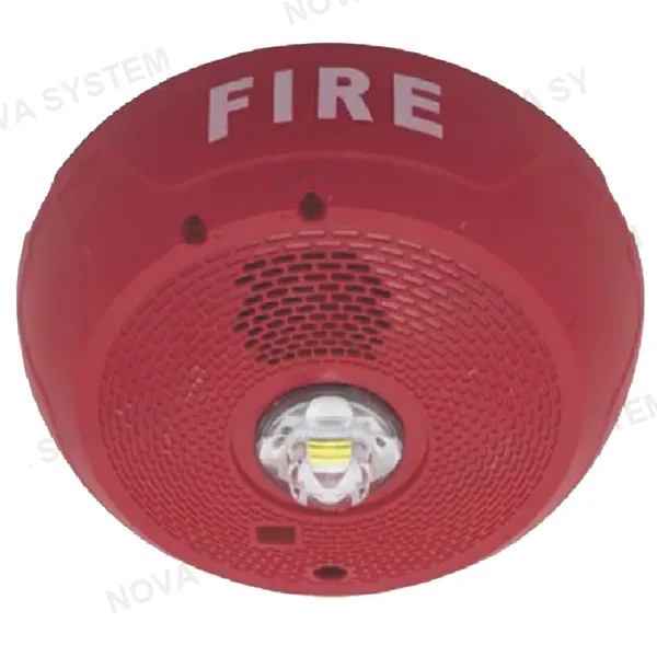 SYSTEM SENSOR PC2RLED Sirena led con estrobo de techo