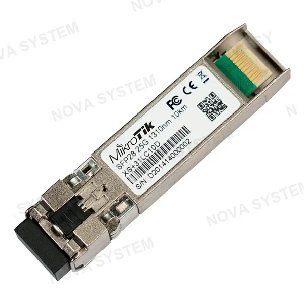 MIKROTIK MIKROTIK XS+31LC10D Módulo Combinado 1,25G SFP, 10G SFP+ y 25G SFP28.