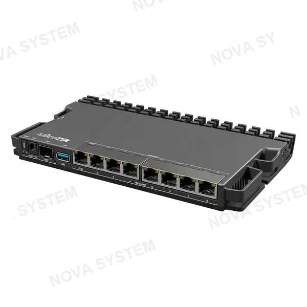 MIKROTIK RB5009UPR+S+IN Router 8 Puertos POE Ethernet de 2.5 Gigabit y SFP+ 10 Gigabit