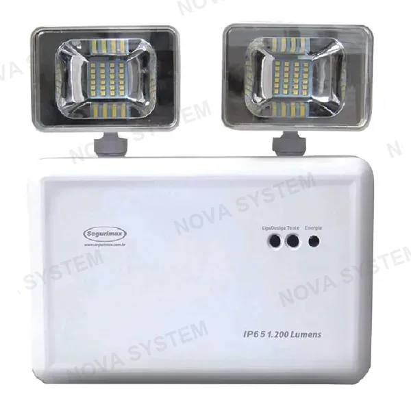 SEGURIMAX 26568 Luz de emergencia Led Titan IP65 1200 lúmens 3h 6000K-7000K