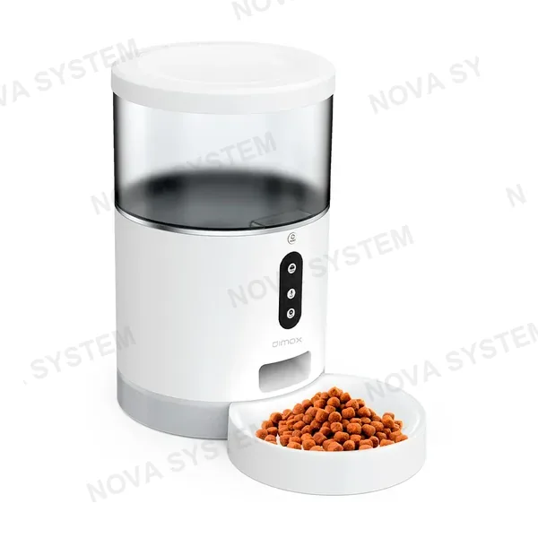 DIMAX G110 Comedero Inteligente de Mascota Sin Cámara APP Smart Life Alexa Google Asisstant