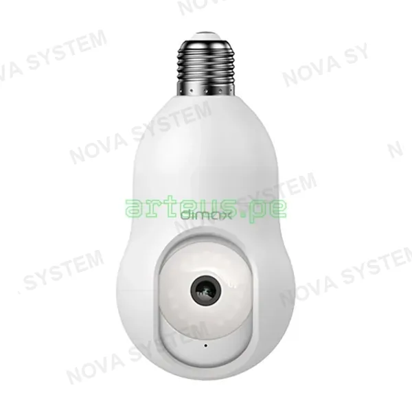 DIMAX G105 Cámara de Seguridad WiFi 4MP PT Tipo Foco