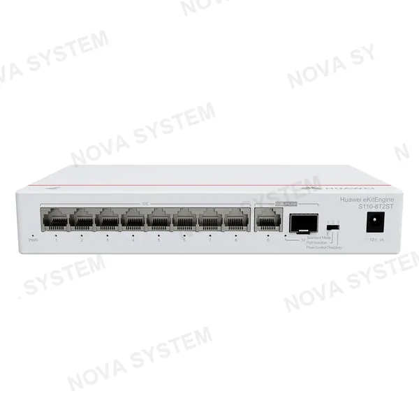HUAWEI HUAWEI S110-8T2ST Switch Gigabit 8 Puertos + Combo SFP No administrable 98012199