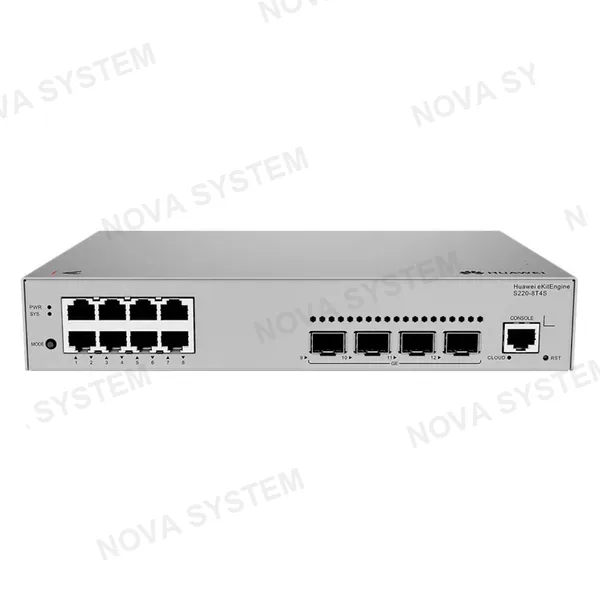 HUAWEI S220-8T4S Switch de Red 8 Puertos Gigabit 4SFP, L2 Administrable 98012551