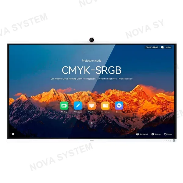 HUAWEI HUAWEI IdeaHub S2 IHS2-86SA Pantalla Interactiva 86" 4K UHD con Cámara 4K IA BYOM Wi‑Fi 6 y HarmonyOS 55150652