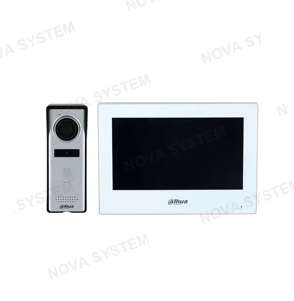 DAHUA DHI-KTH01 Kit Videoportero Sistema Hibrido 4 Hilos