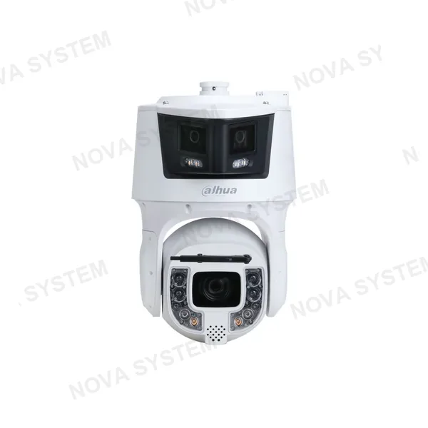 DAHUA DAHUA DH-SDT8C842-8P-FA-APV-0280 CÁMARA DE SEGURIDAD IP PTZ DUAL LENTE 8MP + 2×4MP PANORÁMICA ZOOM ÓPTICO 42X IR300M