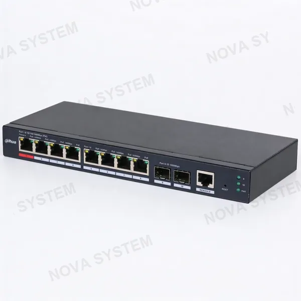 DAHUA DAHUA S4210-8GT-110 Switch 8 Puertos PoE Gigabit 110W PoE Watchdog