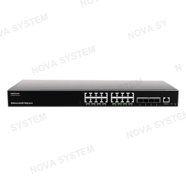 GRANDSTREAM GWN7812P Switch PoE 16 Puertos GB 4SFP+ 240w L3