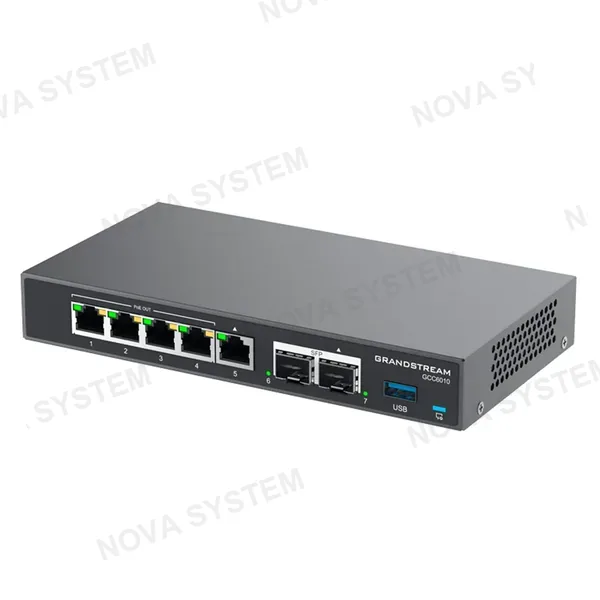 GRANDSTREAM GCC6010 Router Empresarial con Firewall PBX VoIP y Switch Integrado